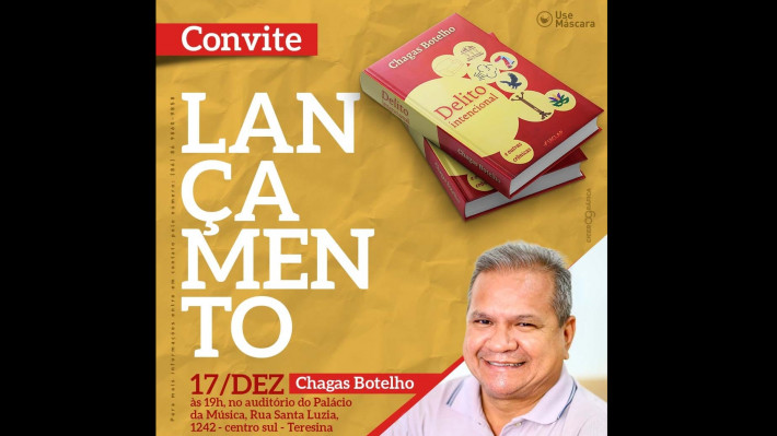 Chagas Botelho lança "Delito Intencional"