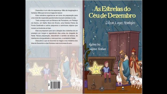 Para a infância: lançada a obra "As Estrelas do Céu de Dezembro", de Dílson Lages