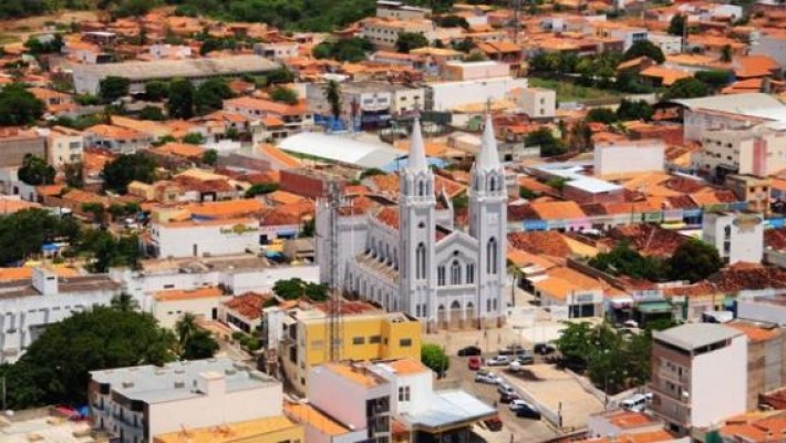 Cidade de Picos (PI), terra natal e principal base eleitoral de Firmino Martins
