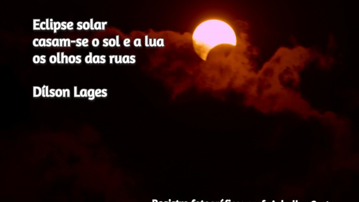 Dílson Lages: haicai para o eclipse solar