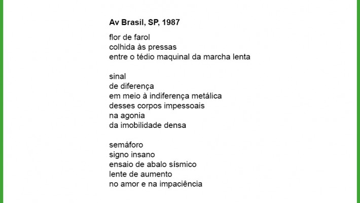Av Brasil, SP, 1987