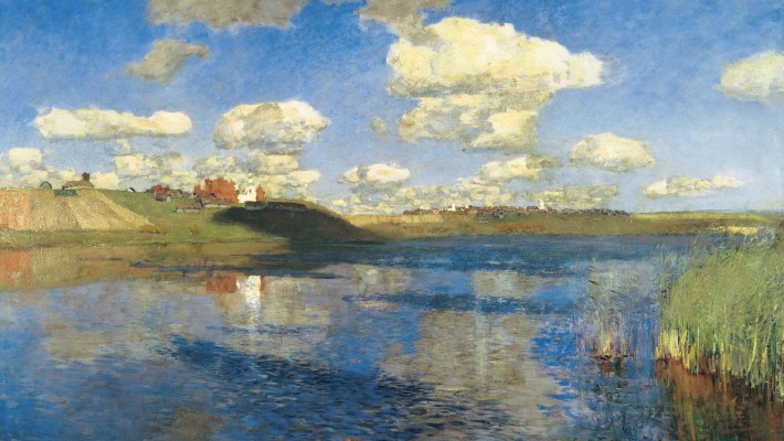 Ilustração: O Lago, do pintor russo Isaak Levitan.