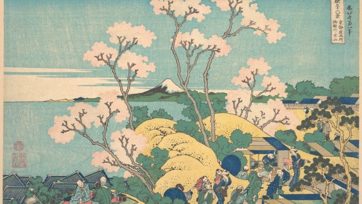 Ilustração de Hokusai