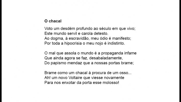 O chacal