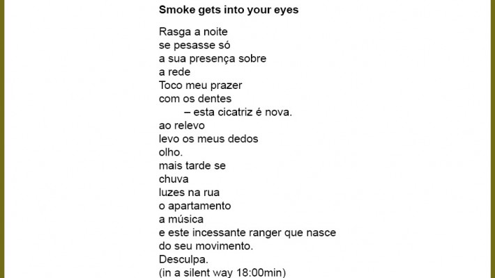 Smoke gets into your eyes