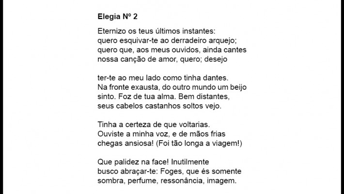 Elegia Nº 2