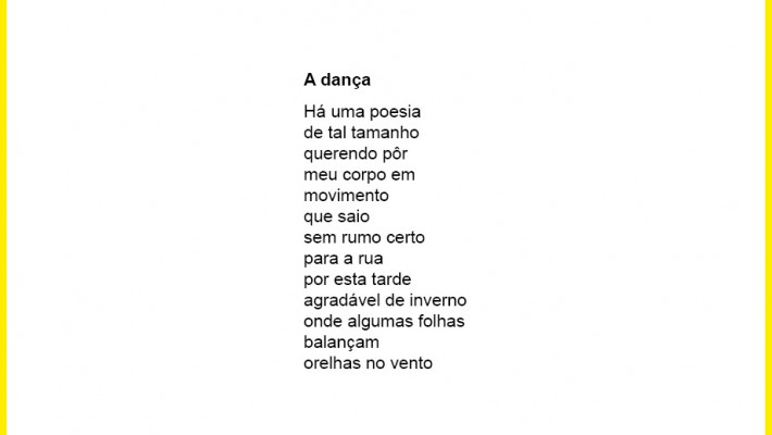 A dança