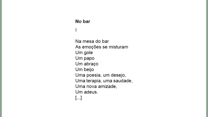 No bar