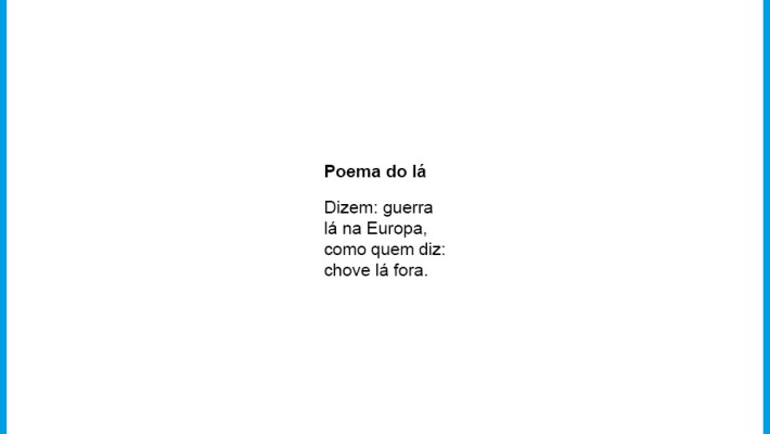 Poema do lá