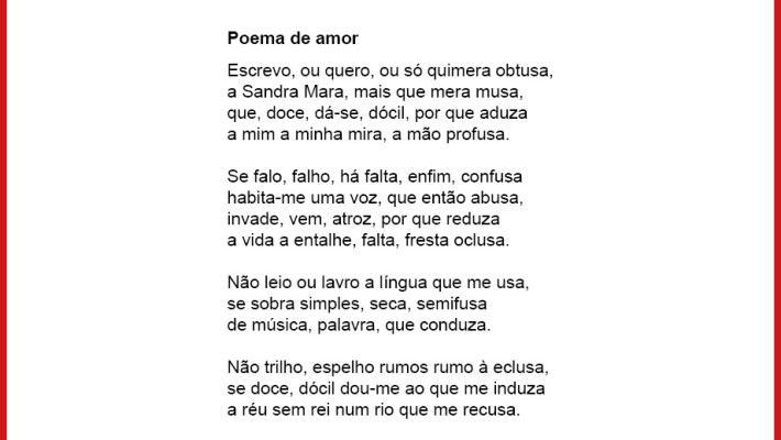 Poema de amor