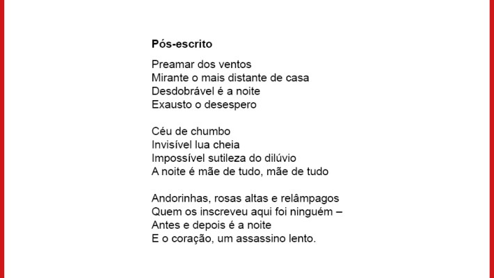 Pós-escrito