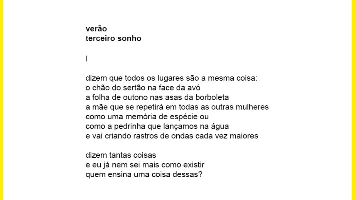 verão - terceiro sonho