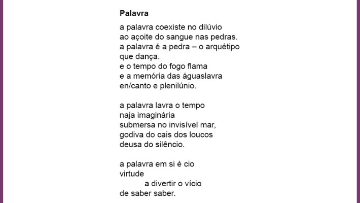 Palavra