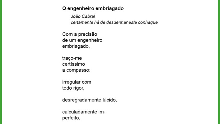 O engenheiro embriagado