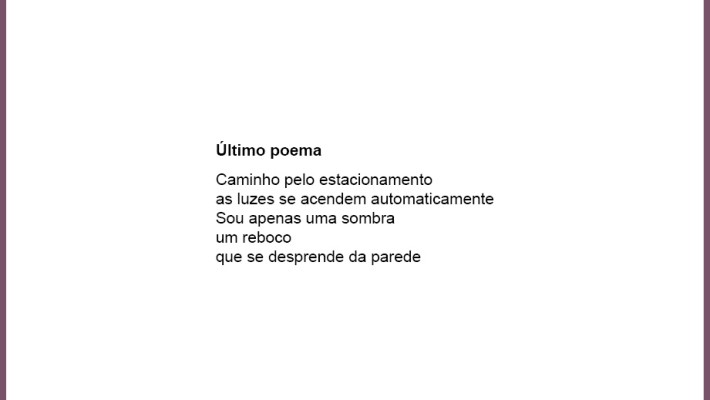 Último poema