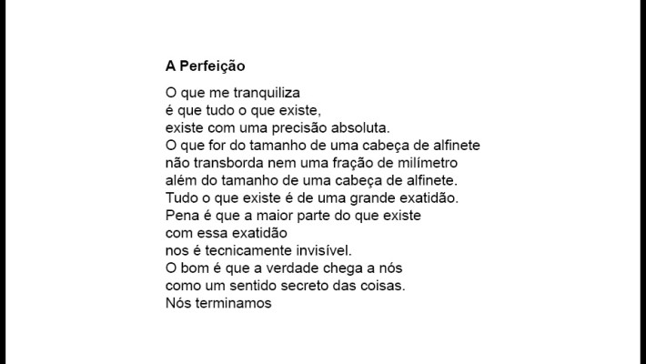 A Perfeição