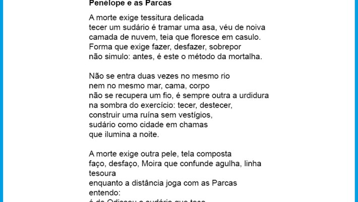 Penélope e as Parcas