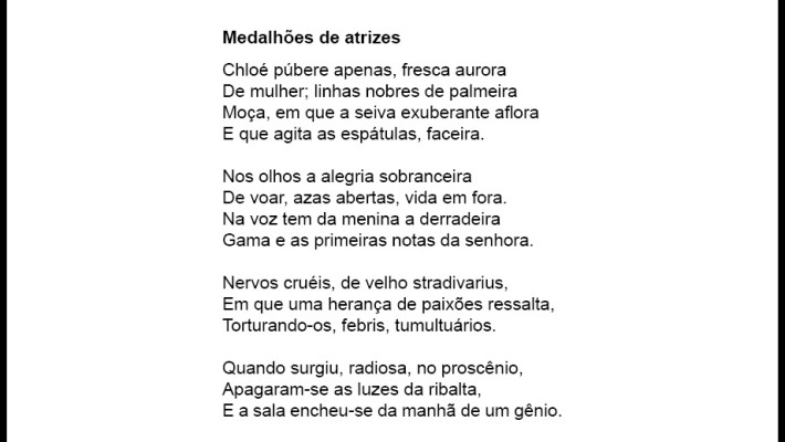 Medalhões de atrizes