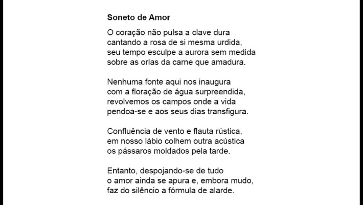 Soneto de Amor