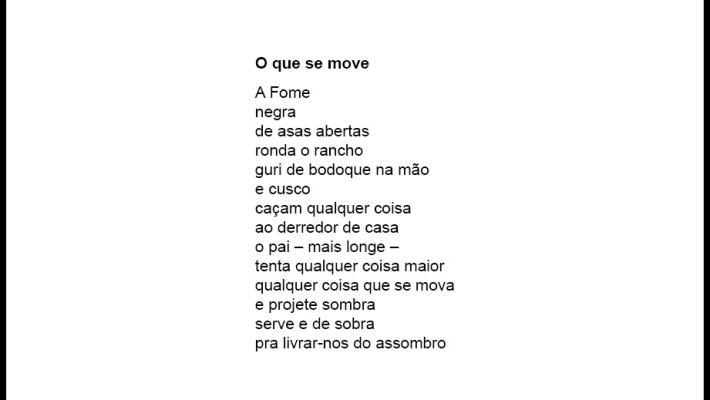 O que se move