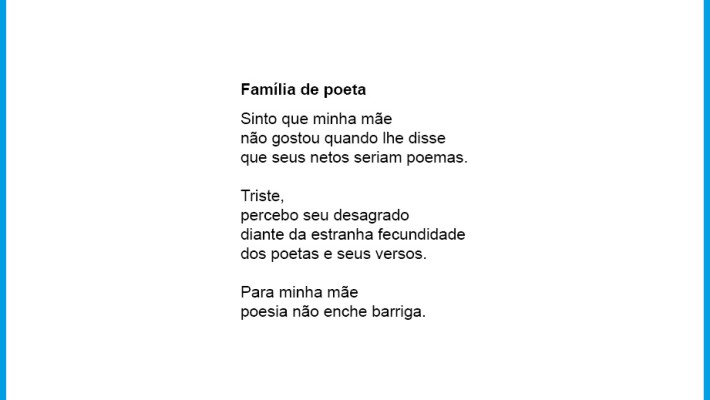 Família de poeta