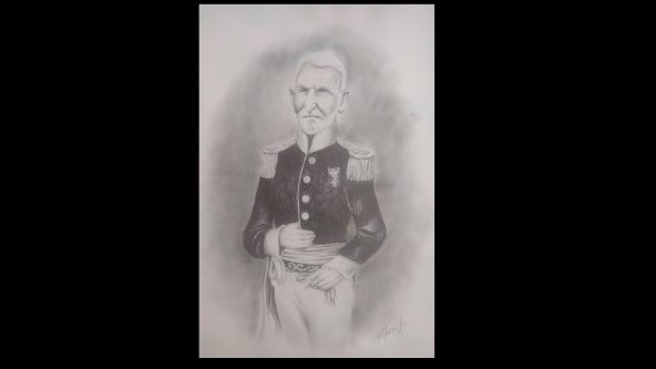 Gravura do capitão-mor João Rodrigues de Miranda