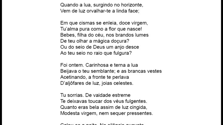 Se eu fora poeta