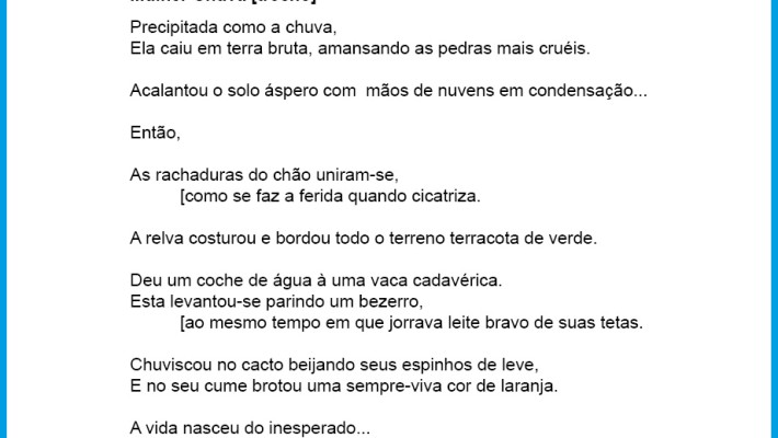 Mulher Chuva [trecho]