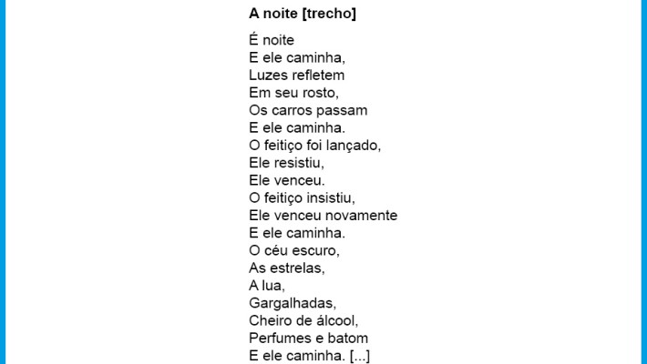 A noite [trecho]