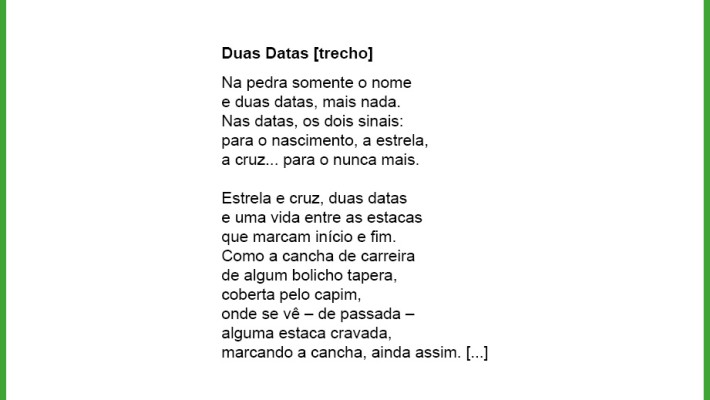 Duas Datas [trecho]