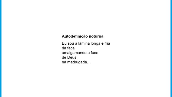 Autodefinição noturna