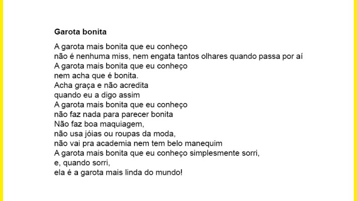 Garota bonita