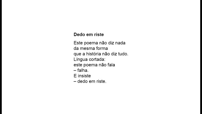 Dedo em riste