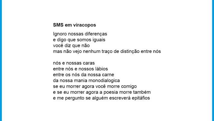 SMS em viracopos