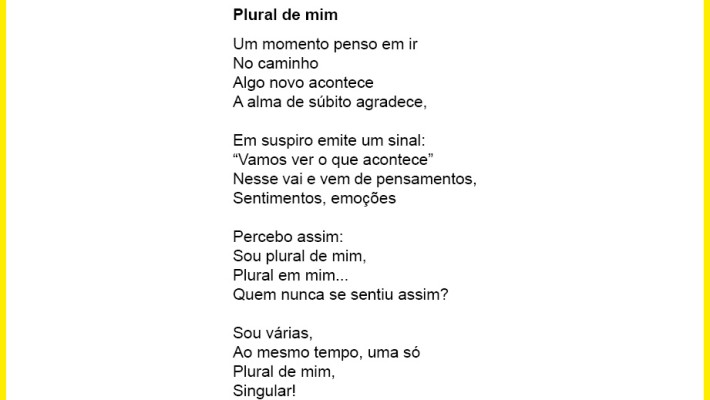 Plural de mim