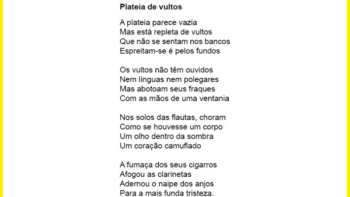 Plateia de vultos
