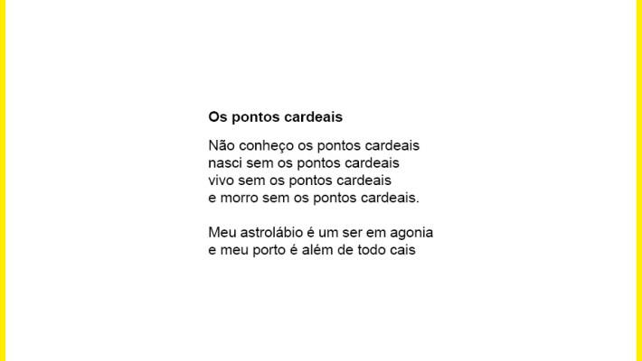 Os pontos cardeais