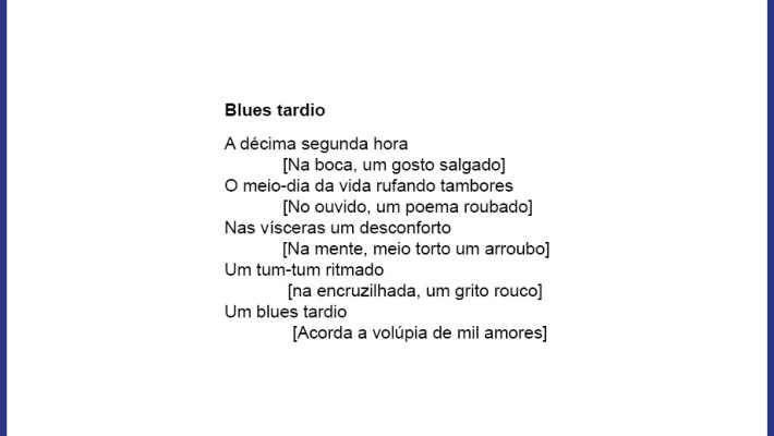 Blues tardio