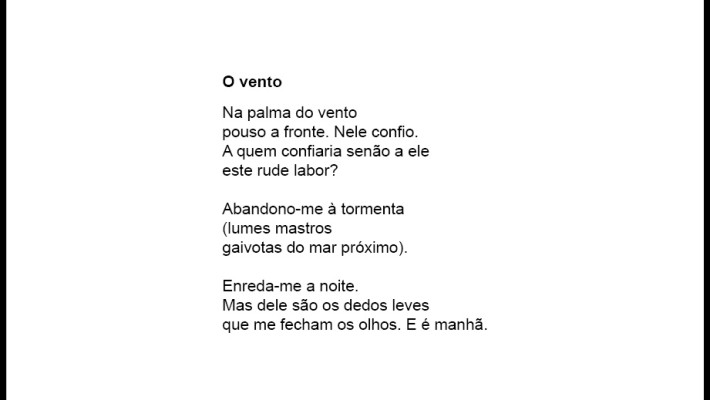 O vento