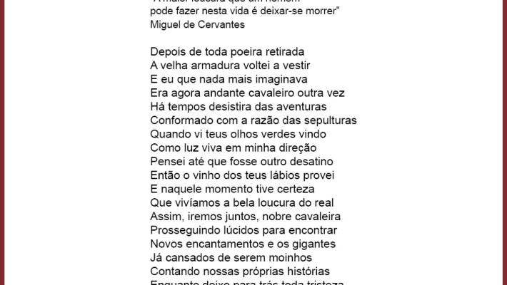 O retorno de Dom Quixote