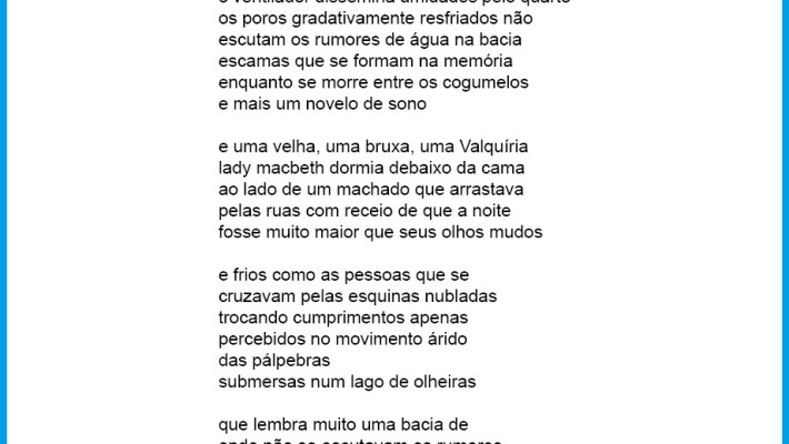 o ventilador e a bacia