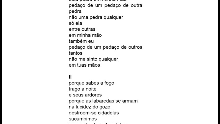 Onde se esconde a poesia [trecho]