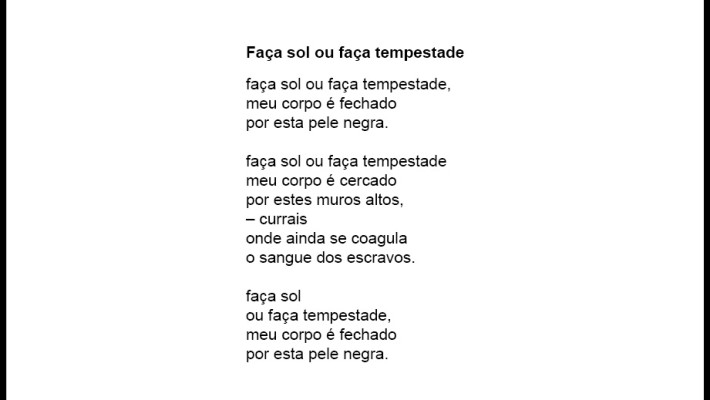 Faça sol ou faça tempestade
