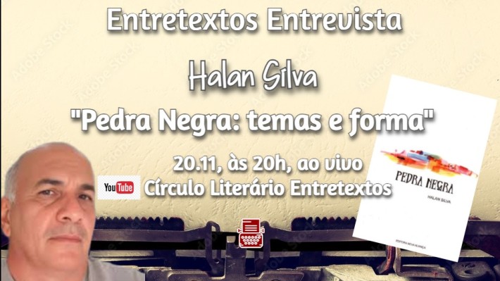 Pedra Negra, obra de leitura obrigatória do vestibular do IFPI. Acompanhe ao vivo bate-papo com o autor, Halan Silva