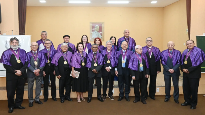 Membros da Academia Piauiense de Letras na posse de prof. Marcelino Leal