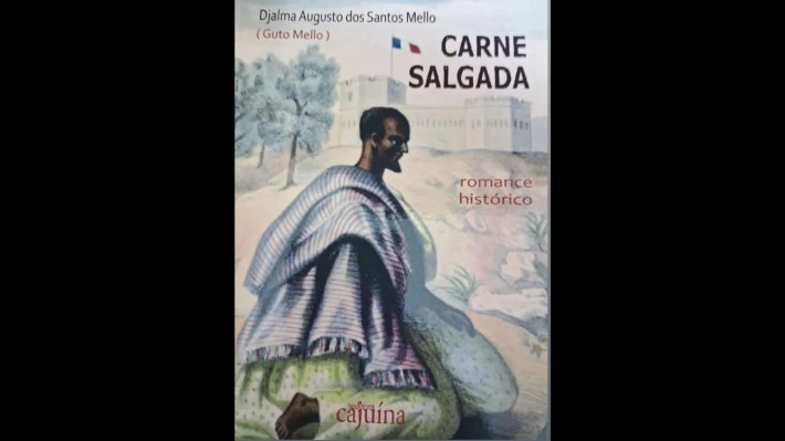 Capa do romance histórico Carne salgada, de Guto Mello