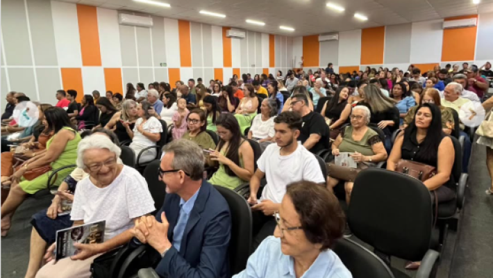 Auditório A. Sampaio Pereira em lotação máxima