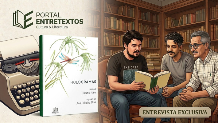 A poesia de hologramas em Entretextos Entrevista