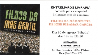 Na Entrelivros: Ribamar Garcia lança livro