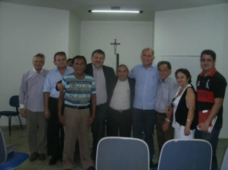Reunião da FALPI no auditório do HCT, em Teresina
